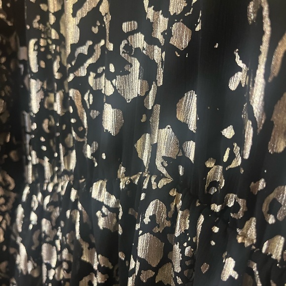 Black & Gold Dress size L - Picture 2 of 4